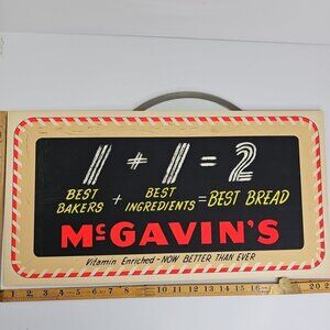 1950s McGavins Bread Vancouver BC Canada Advertising Sign
